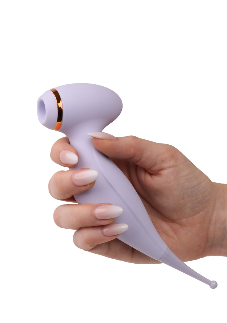 Love Me Lilac Dual Function Air Pulse G Spot Vibrator For Women – Amourxoxo