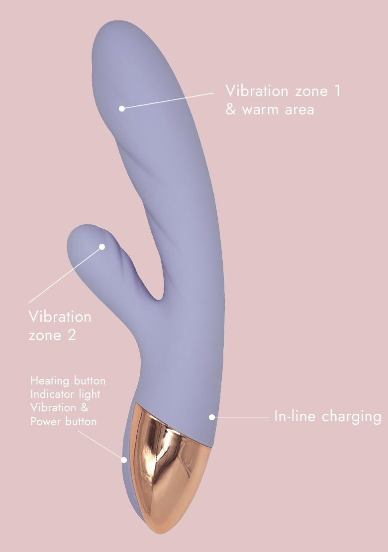 Love Me Lilac Dual Stimulation Clitoral Vibrator For Women